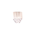 Avenue Lighting Beverly Dr Beverly Drive Collection Silver Silk String And Crystal Wal Sconce