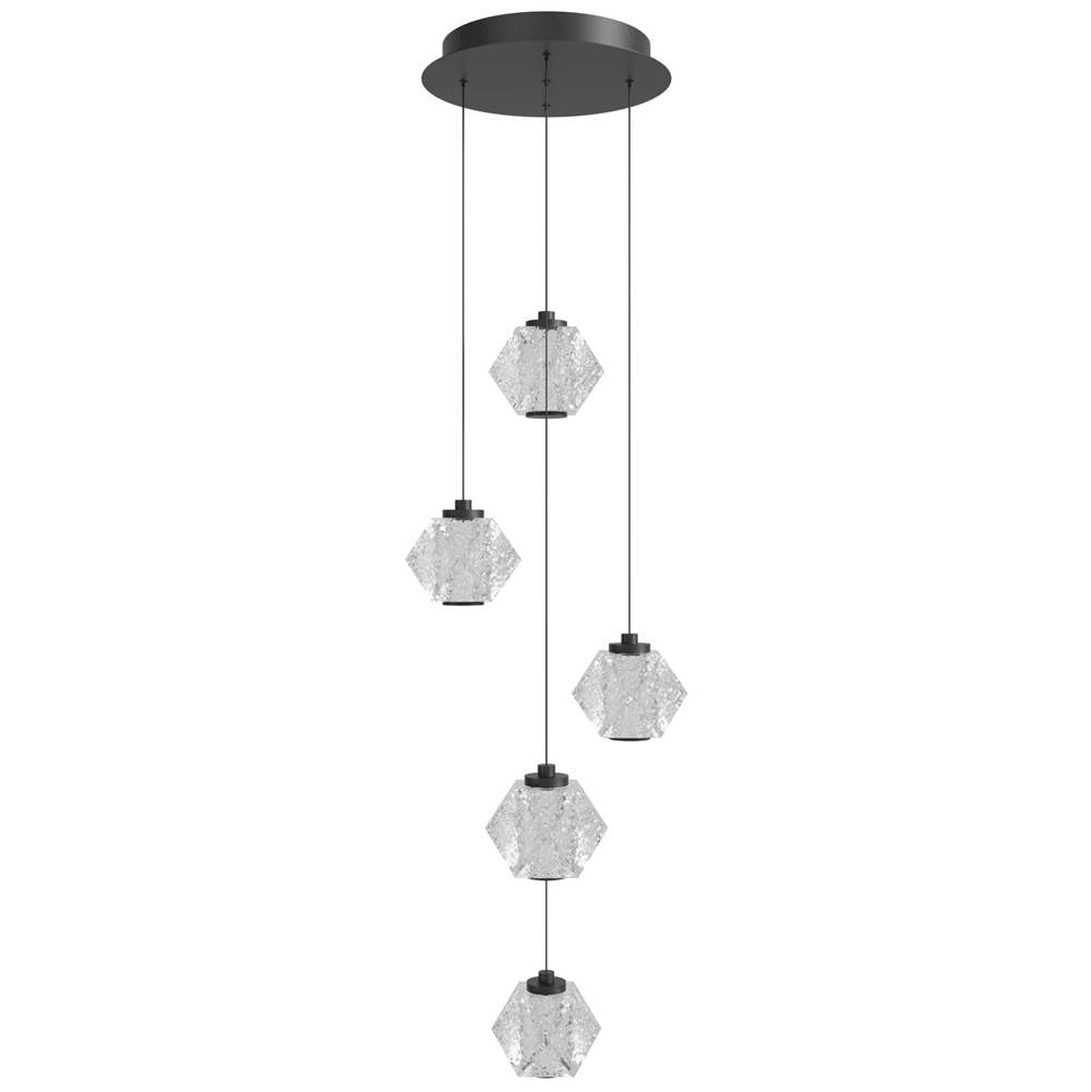 Avenue Lighting HF3905-BK Black Beluga 5 Light Multi Port Pendant Image 1