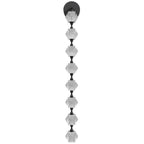 Avenue Lighting HF3908-BK Black Beluga 8 Light Wall Sconce Image 1