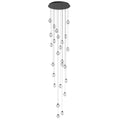 Avenue Lighting HF3925-BK Black Beluga 25 Light Multi Port Pendant Image 1