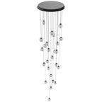 Avenue Lighting HF3925-BK Black Beluga 25 Light Multi Port Pendant Image 3