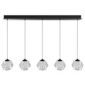 Avenue Lighting HF3955-BK Black Beluga 5 Light Multi Port Pendant Image 1