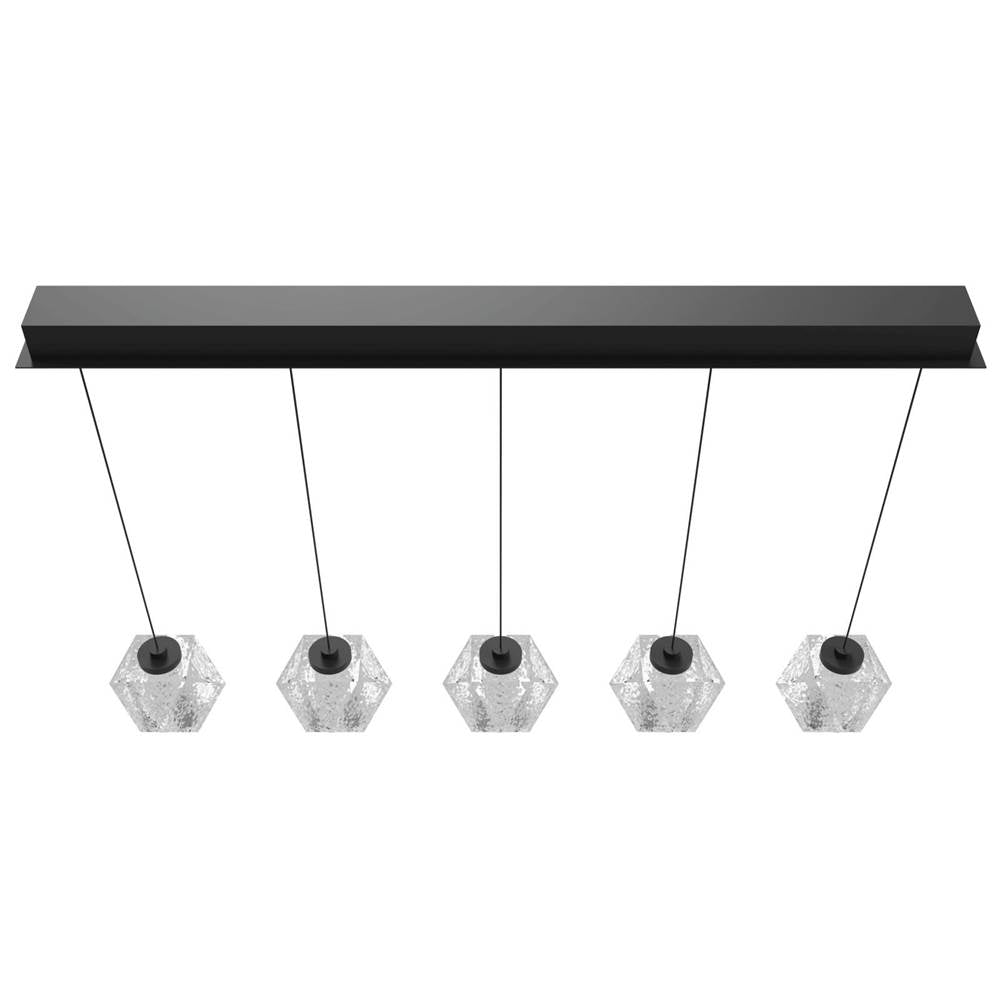 Avenue Lighting HF3955-BK Black Beluga 5 Light Multi Port Pendant Image 3