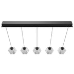 Avenue Lighting HF3955-BK Black Beluga 5 Light Multi Port Pendant Image 3