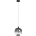 Avenue Lighting HF9171-BK  Monaco 1 Light Acrylic Pendant Image 1