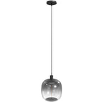 Avenue Lighting HF9171-BK  Monaco 1 Light Acrylic Pendant Image 1