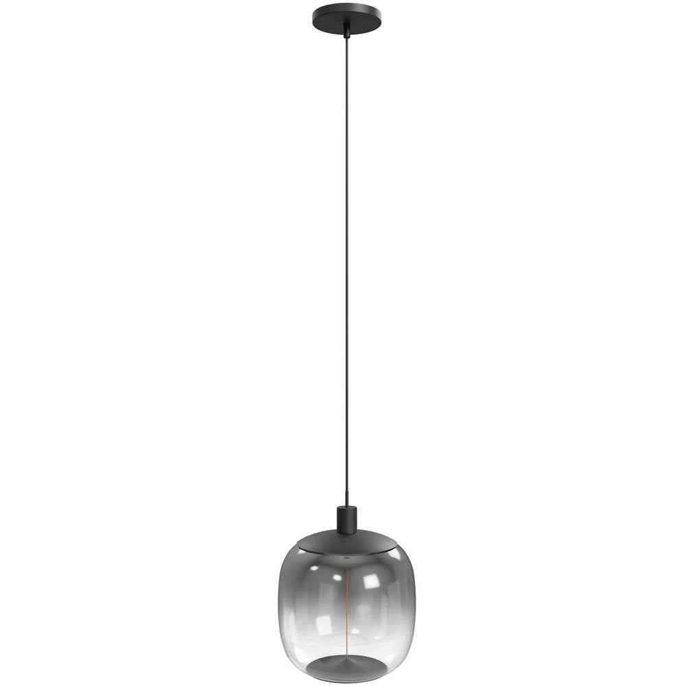 Avenue Lighting HF9171-BK  Monaco 1 Light Acrylic Pendant Image 1