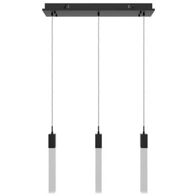 Avenue Lighting The Original Glacier Snow Avenue The Original Glacier Snow Avenue Collection Black 3 Light Pendant Fixture