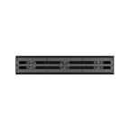 Avenue Lighting HF1900-3-GL-BK-SNW Black The Original Glacier Snow Avenue Collection Black 3 Light Pendant Fixture Image 2