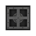 Avenue Lighting HF1900-5-GL-BK-SNW Black The Original Glacier Snow Avenue Collection Black 5 Light Penant Fixture With Clear Snow Crystal Image 2