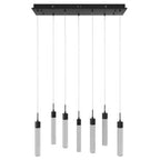 Avenue Lighting The Original Glacier Snow Avenue The Original Glacier Snow Avenue Collection Black 7 Light Pendant Fixture