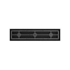 Avenue Lighting HF1900-7-GL-BK-SNW Black The Original Glacier Snow Avenue Collection Black 7 Light Pendant Fixture Image 2