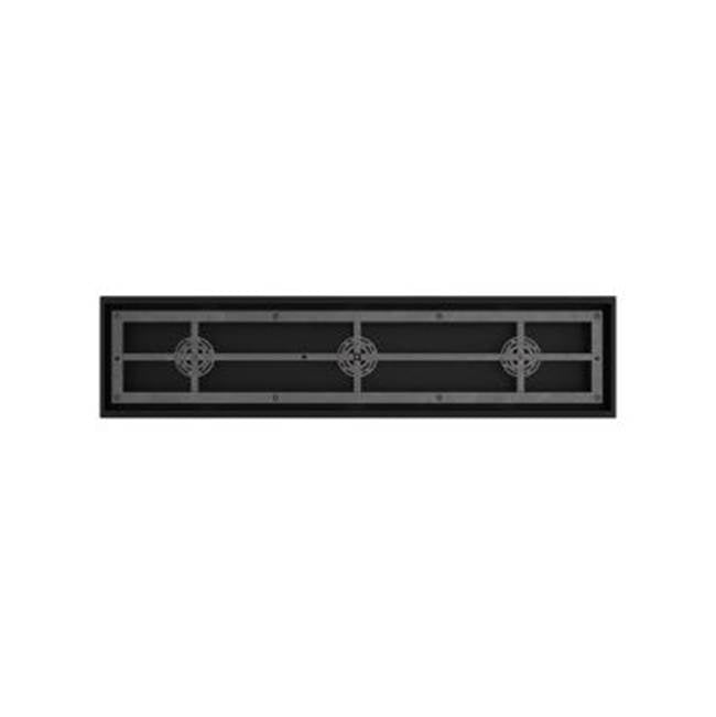 Avenue Lighting HF1900-7-GL-BK-SNW Black The Original Glacier Snow Avenue Collection Black 7 Light Pendant Fixture Image 2