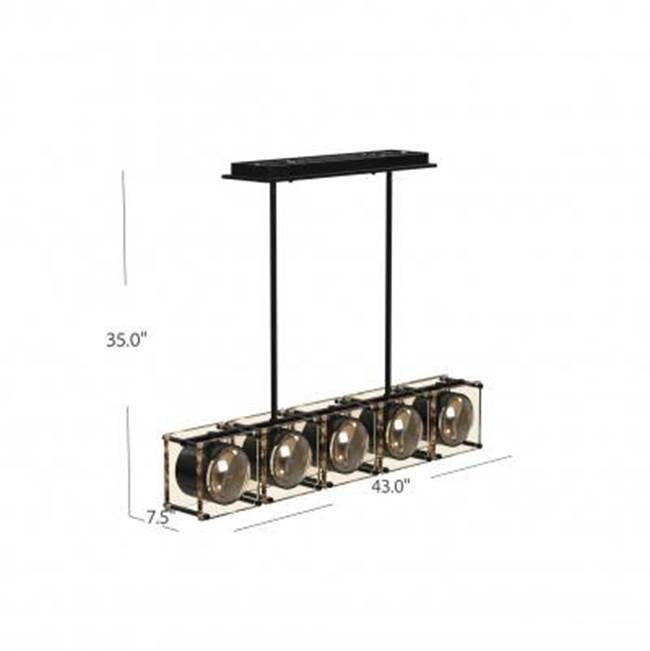 Avenue Lighting HF7105-BK  Peninisula Collection Image 3