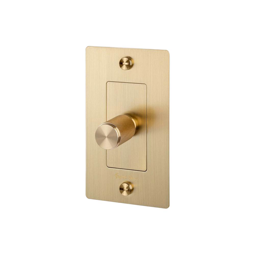 Buster + Punch NDK-053415 Brass 1g Incandescent Dimmer Switch / With Logo / Brass Image 1