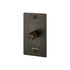 Buster + Punch NDK-453416 Smoked Bronze 1g Incandescent Dimmer Switch / With Logo / Smoked Bronze Image 1