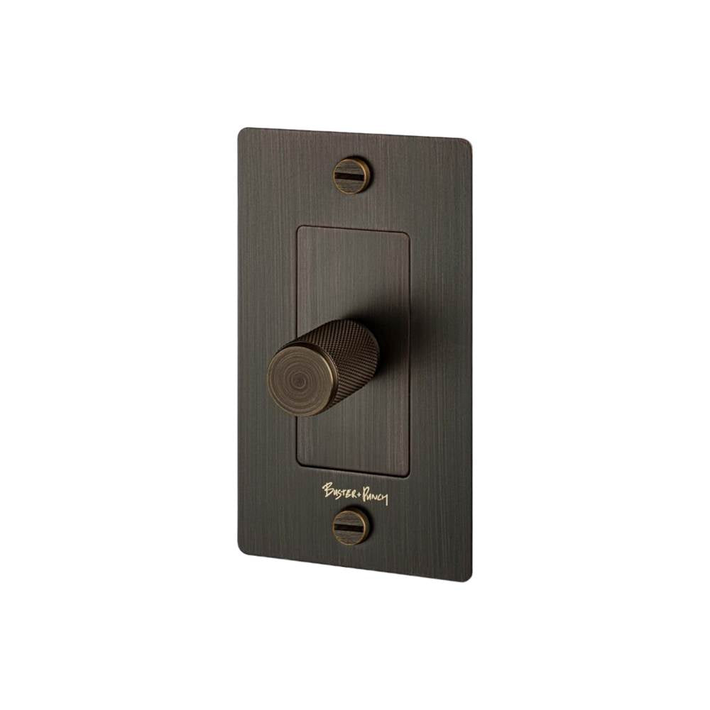 Buster + Punch NDK-453416 Smoked Bronze 1g Incandescent Dimmer Switch / With Logo / Smoked Bronze Image 1