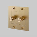 Buster + Punch NDK-424311 Brass 2g Dimmer / Led / Cross / With Logo / Brass Image 1