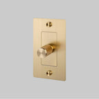 Buster + Punch NDK-053415 Brass 1g Incandescent Dimmer Switch / With Logo / Brass Image 6