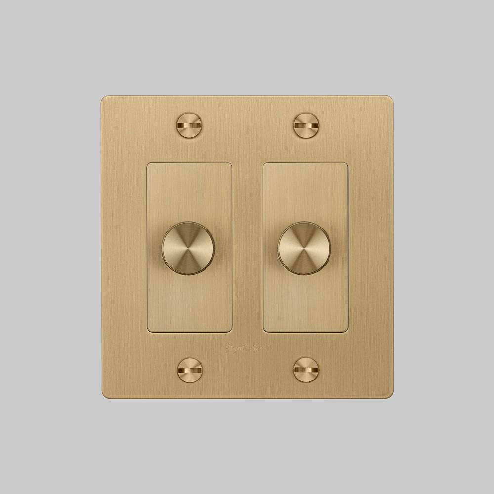 Buster + Punch  2g Dimmer / Led / Cross / With Logo / Brass