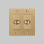 Buster + Punch  2g Dimmer / Led / Cross / With Logo / Brass