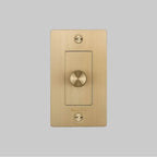 Buster + Punch NDK-053415 Brass 1g Incandescent Dimmer Switch / With Logo / Brass Image 5