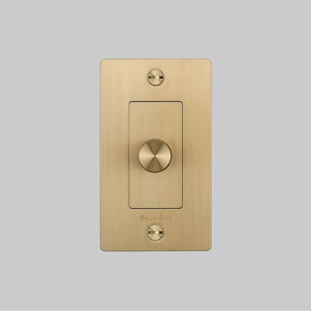 Buster + Punch NDK-053415 Brass 1g Incandescent Dimmer Switch / With Logo / Brass Image 5