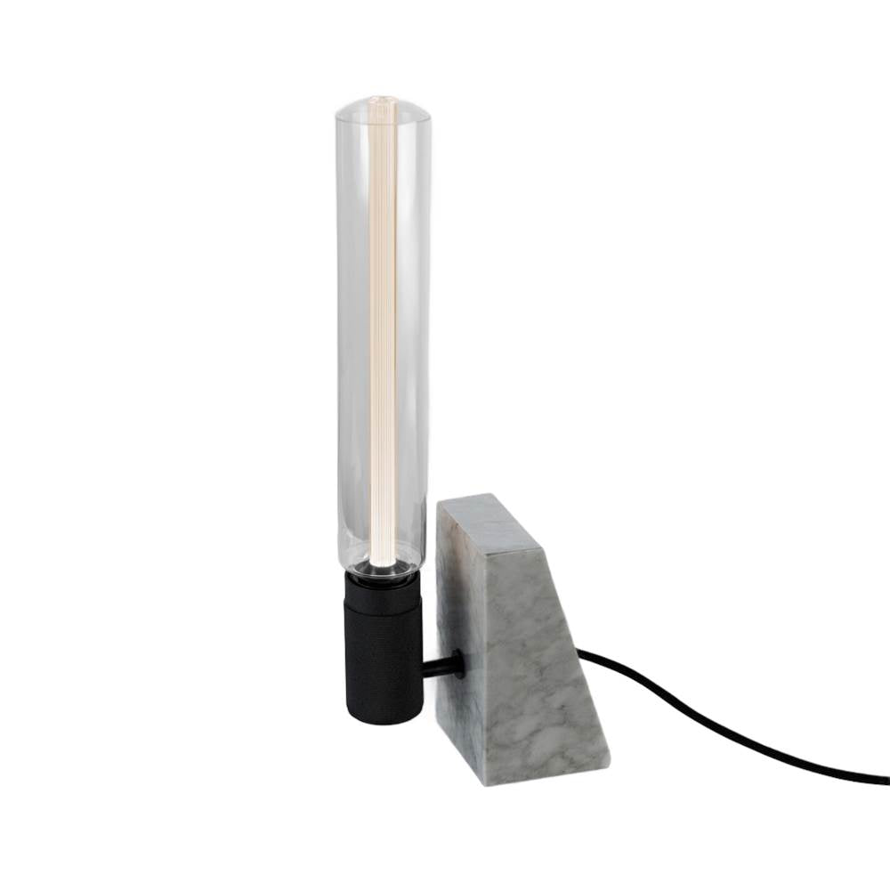 Buster + Punch US-STL-PWM-A White Marble Stoned Table Light / Polished White Marble Image 4