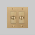 Buster + Punch  2g Dimmer / Led / Cross / Without Logo / Brass