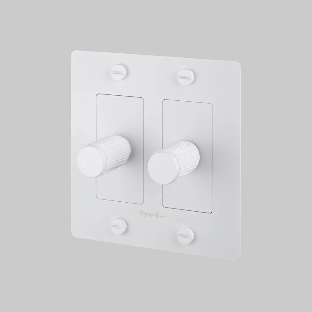 Buster + Punch NDK-144314 White 2g Dimmer / Led / Cross / With Logo / White Image 1