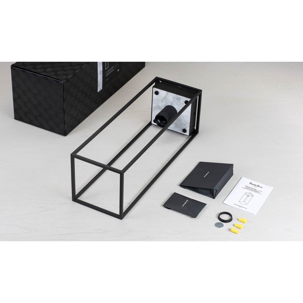 Buster + Punch NCA-02279 Black Marble Caged Ceiling / Large / Black Marble Image 2