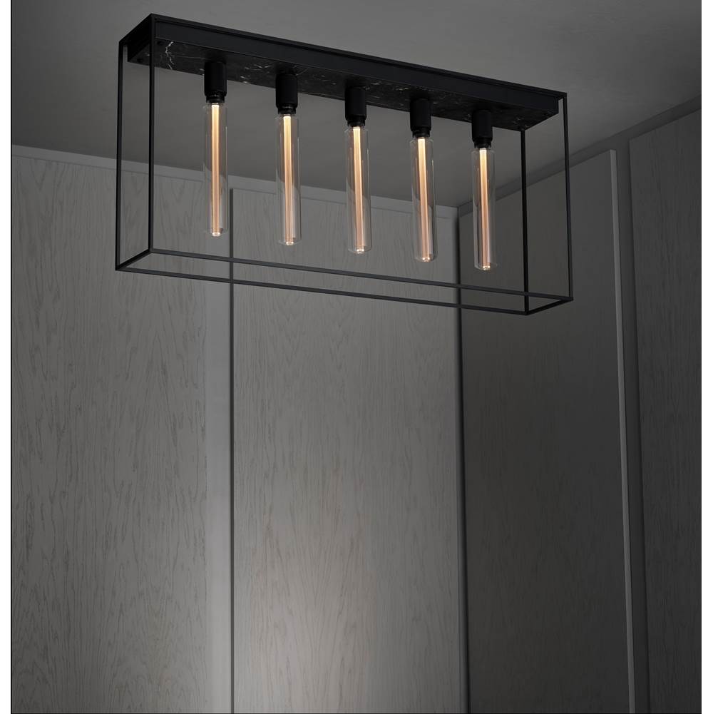 Buster + Punch NCA-02285 Black Marble Caged Ceiling 5.0 / Black Marble Image 1