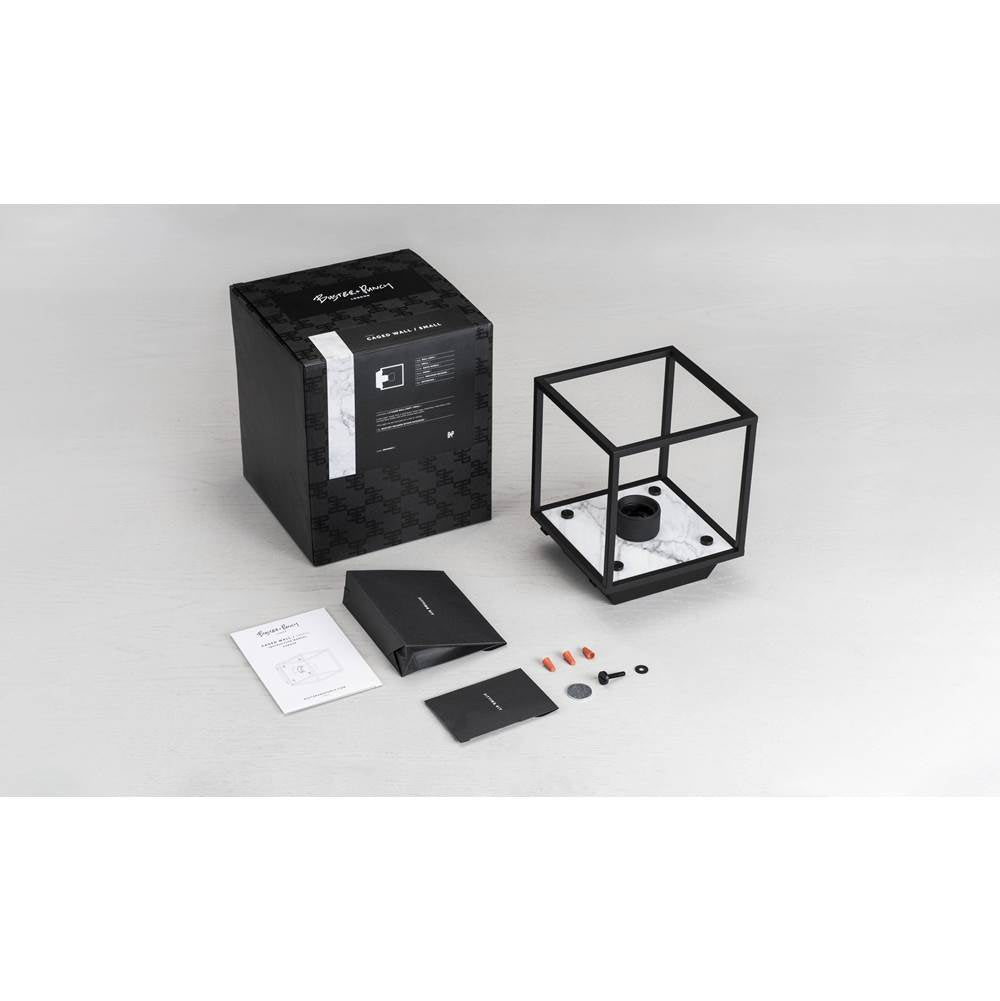 Buster + Punch NCA-143400 White Marble Caged / Small / Cross / White Marble Image 4