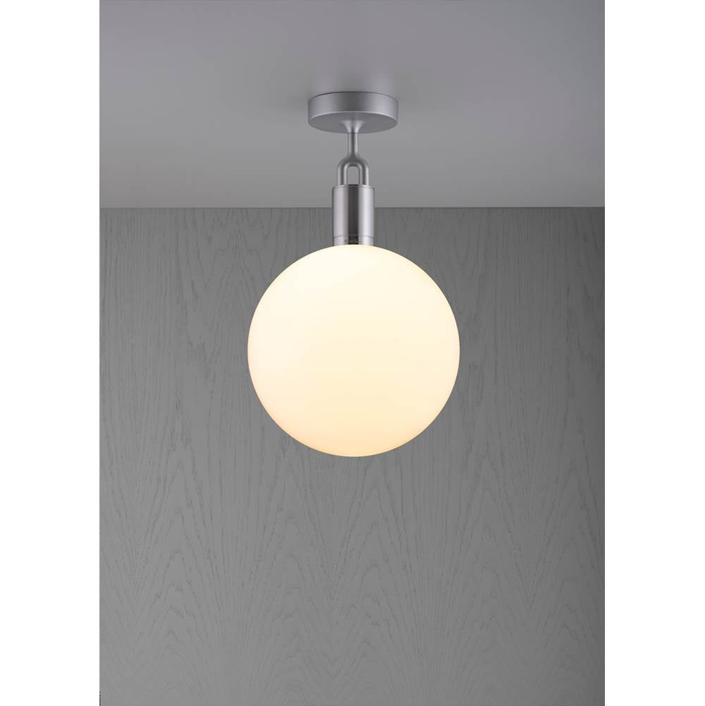 Buster + Punch NFC-843216 Steel Forked Ceiling / Globe / Opal / Large / Steel Image 1