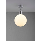 Buster + Punch NFC-843216 Steel Forked Ceiling / Globe / Opal / Large / Steel Image 1