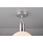 Buster + Punch Forked Ceiling / Globe / Opal / Large / Steel