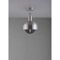 Buster + Punch NFC-853210 Steel Forked Ceiling / Shade / Globe / Smoked / Medium / Steel Image 1