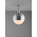 Buster + Punch NFC-853211 Steel Forked Ceiling / Shade / Globe / Opal / Large / Steel Image 1