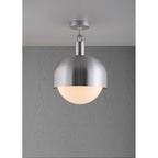 Buster + Punch NFC-853211 Steel Forked Ceiling / Shade / Globe / Opal / Large / Steel Image 1