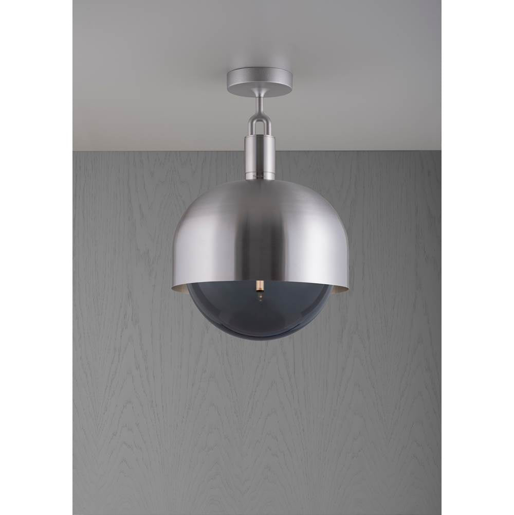Buster + Punch NFC-853212 Steel Forked Ceiling / Shade / Globe / Smoked / Large / Steel Image 1
