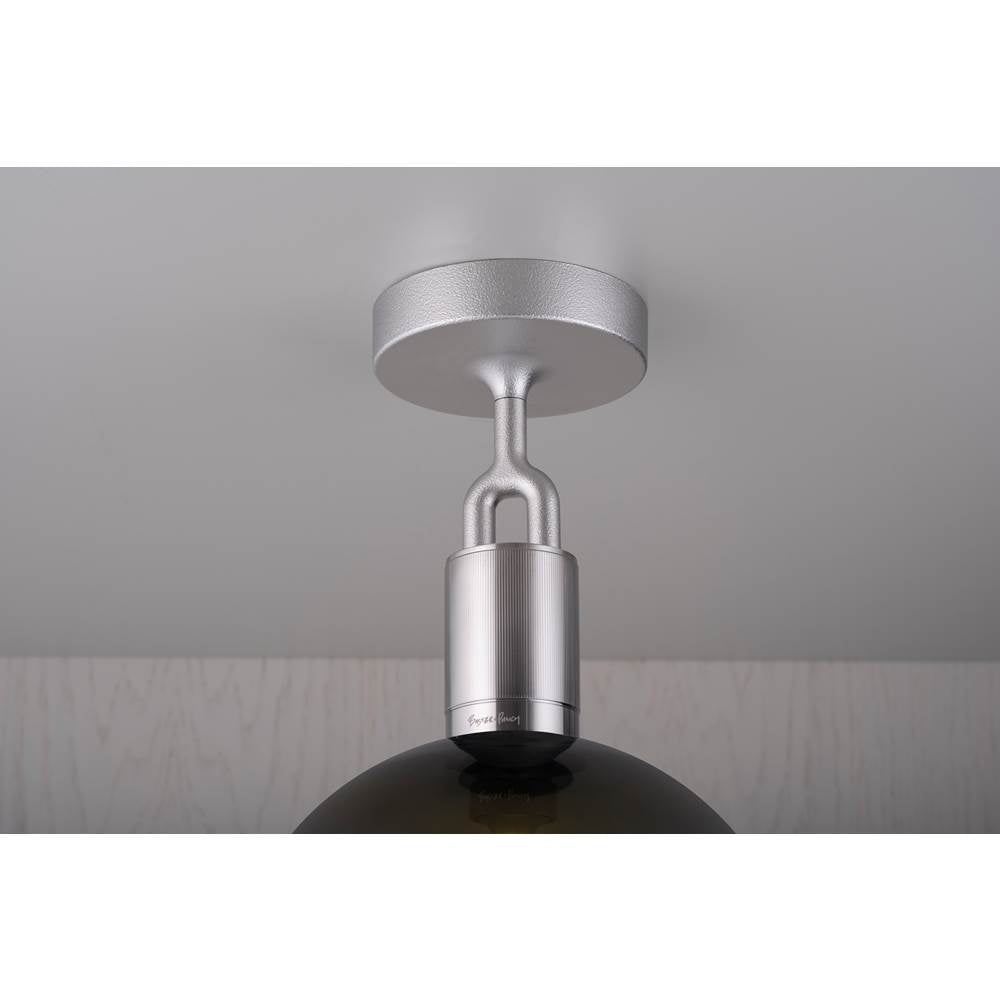 Buster + Punch Forked Ceiling / Globe / Smoked / Medium / Steel