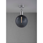 Buster + Punch NFC-853235 Steel Forked Ceiling / Globe / Smoked / Large / Steel Image 1
