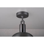 Buster + Punch Forked Ceiling / Shade / Globe / Opal / Medium / Gun Metal