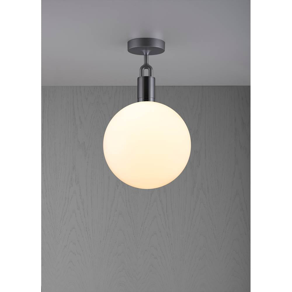 Buster + Punch NFC-873226 Gun Metal Forked Ceiling / Globe / Opal / Large / Gun Metal Image 1