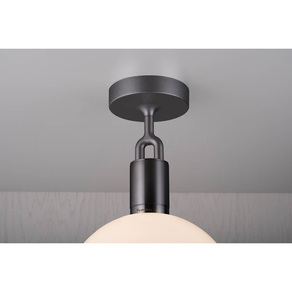 Buster + Punch Forked Ceiling / Globe / Opal / Large / Gun Metal