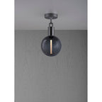 Buster + Punch NFC-883234 Gun Metal Forked Ceiling / Globe / Smoked / Medium / Gun Metal Image 1