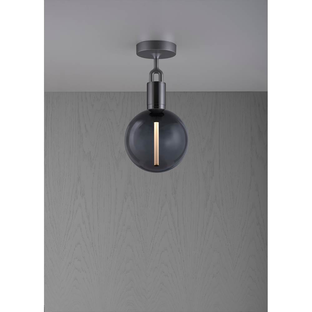 Buster + Punch NFC-883234 Gun Metal Forked Ceiling / Globe / Smoked / Medium / Gun Metal Image 1