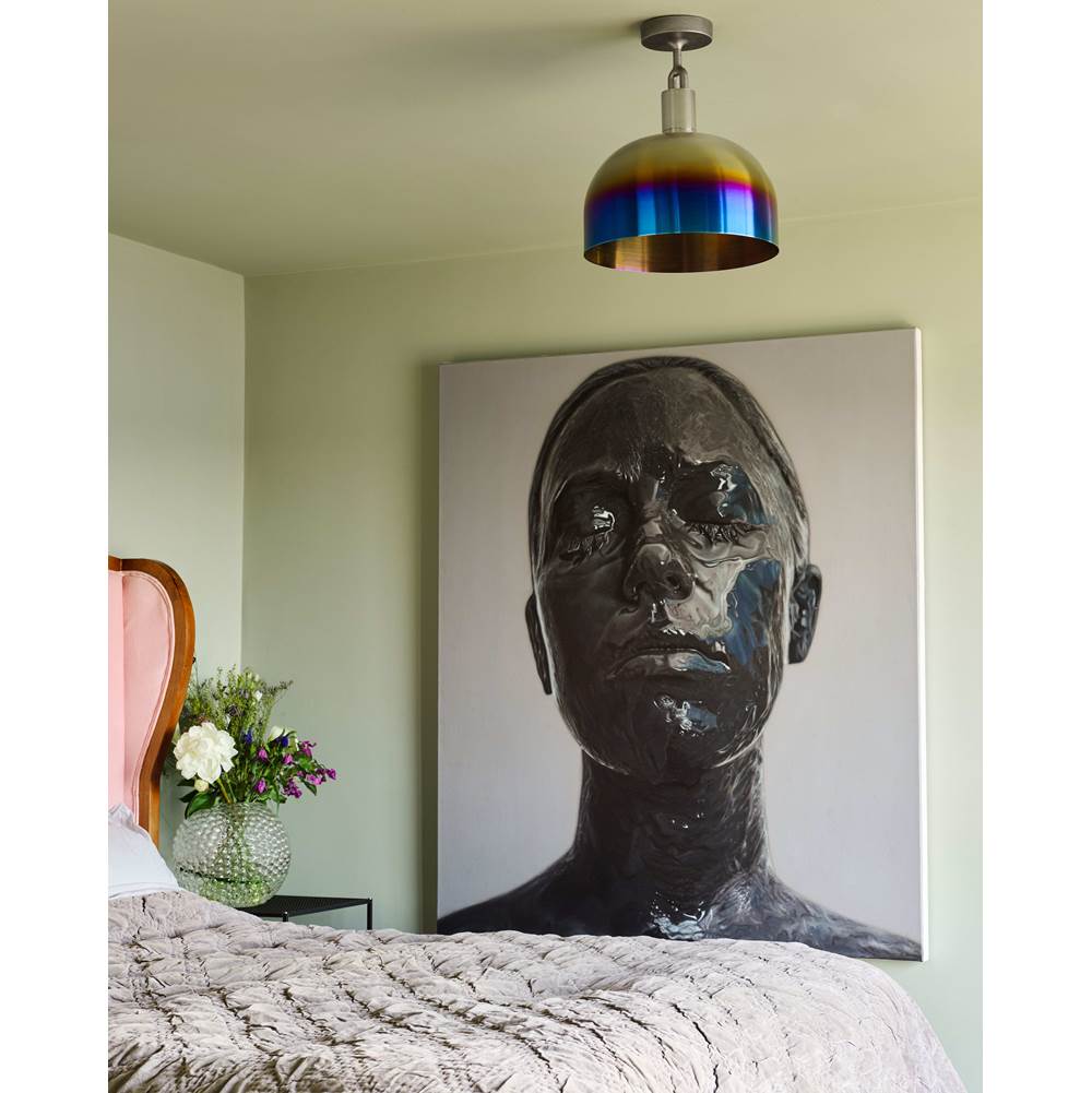 Buster + Punch NFC-893231 Burnt Steel Forked Ceiling / Shade / Globe / Opal / Large / Burnt Steel Image 3