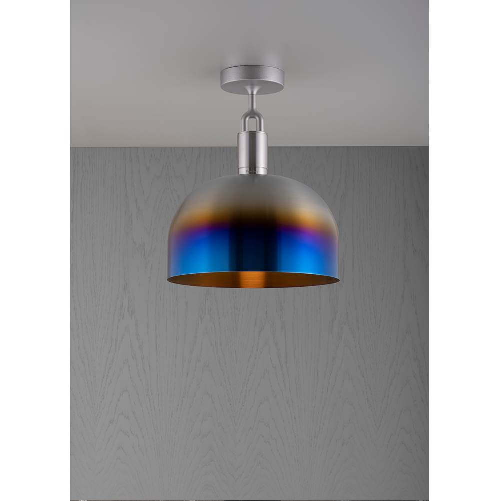 Buster + Punch NFC-893234 Burnt Steel Forked Ceiling / Shade / Large / Burnt Steel Image 1