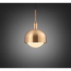Buster + Punch NFP-813165 Brass Forked Pendant / Shade / Globe / Opal / Large / Brass Image 1